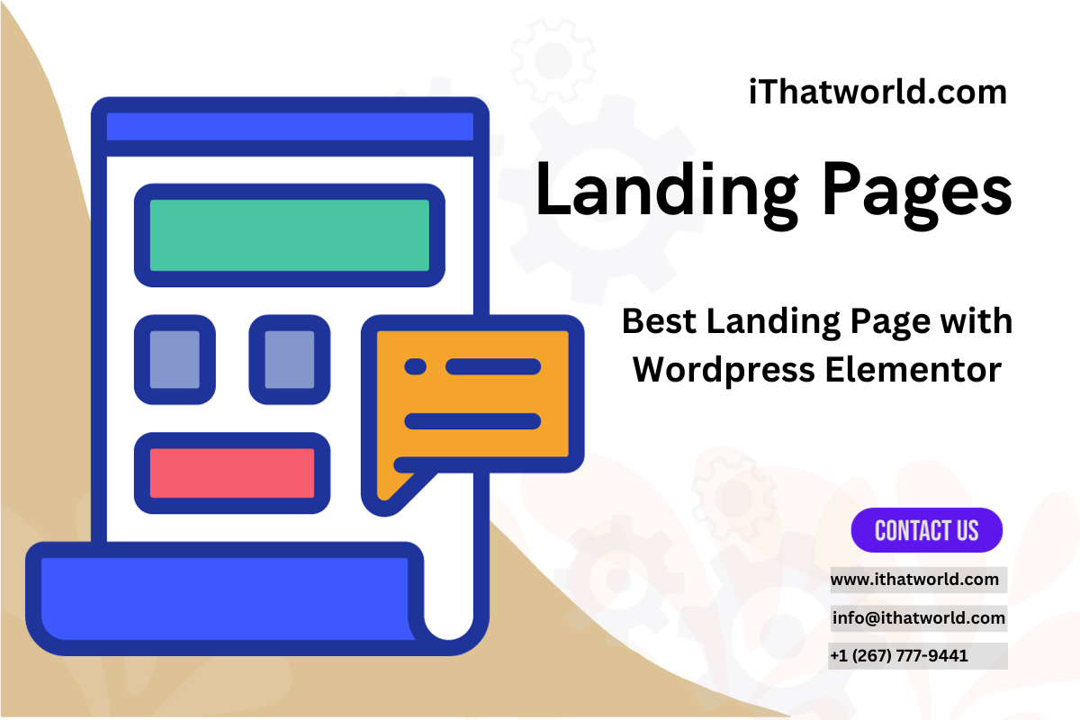 wordpress elementor landing page